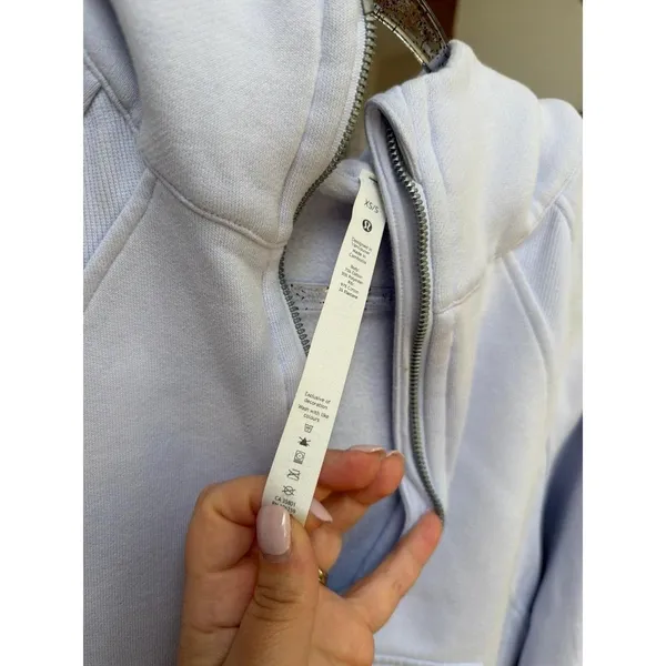 Lululemon Scuba Oversized Funnel-Neck Half Zip blue XS-S - Image 4