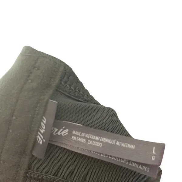 Aerie Olive‎ Green Floral Lace Bandeau Bralette Adjustable Straps Large - Image 5
