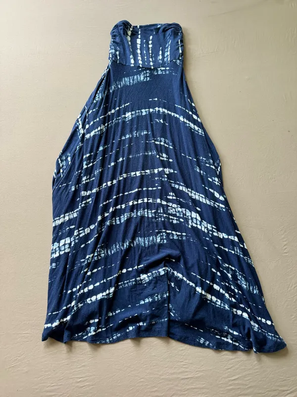 Bohemian Style High Waisted Tie Dye Maxi Skirt - Image 2