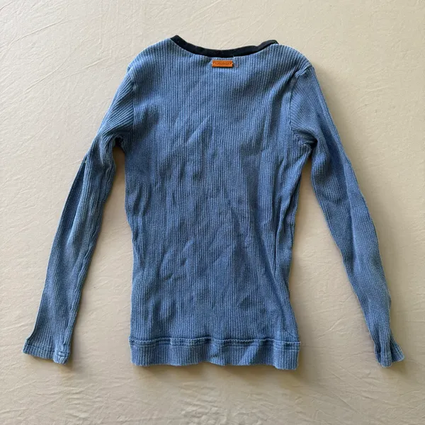 Kidichic Ribbed Henley Top - Image 2