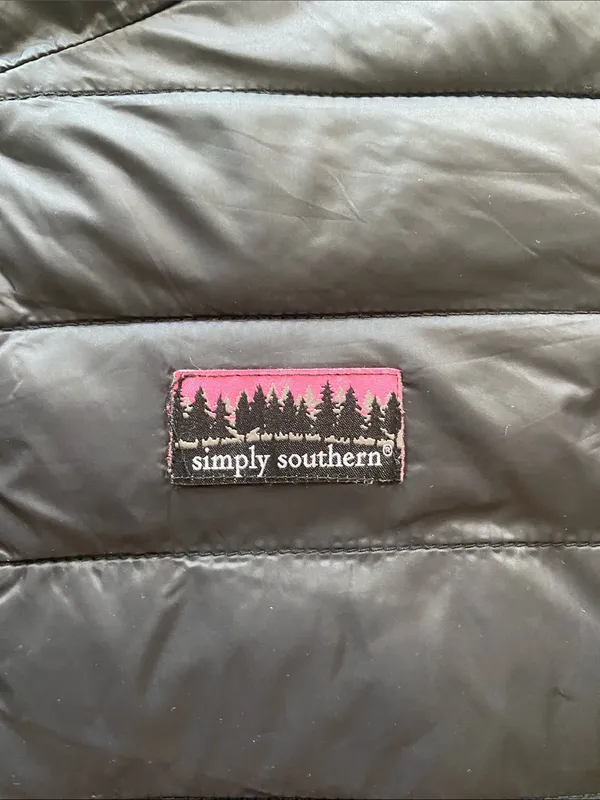 Simply Southern Black Quilted Lightweight Puffer Jacket - Image 3