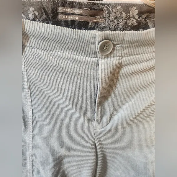NWT Anthropologie Shine Corduroy Palazzo Pants Size 4 - Image 6