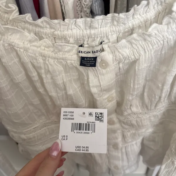 American Eagle Lace Blouse - Image 4