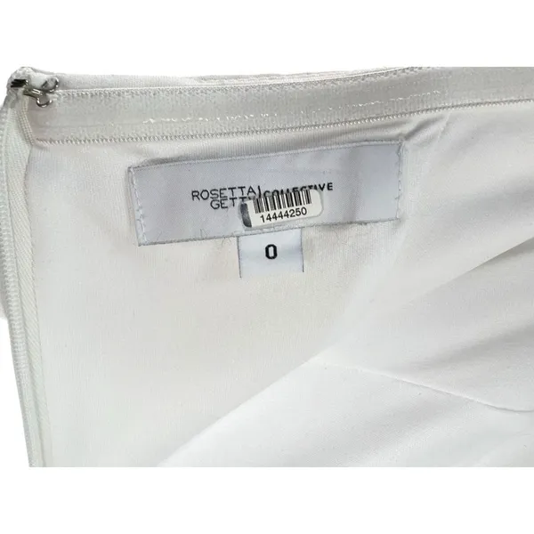 Rosetta Getty x RTR Wide Leg Strapless Jumpsuit White Size 0 - Image 6
