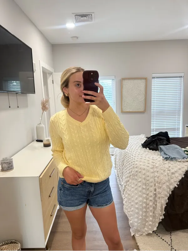 croft and barrow knit sweater M - Image 7