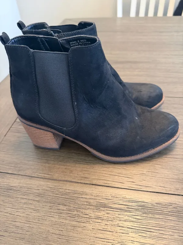 Sonoma black suede Chelsea ankle boots - Image 3