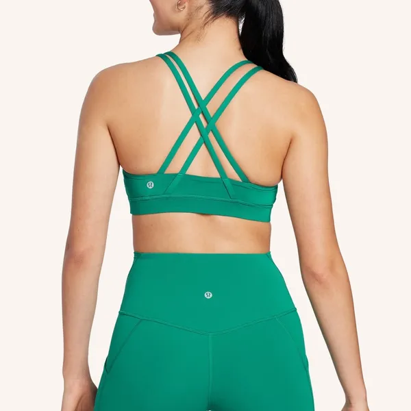 Lululemon Energy Bra Medium Support, B–D Cups green size 4 NWT - Image 4