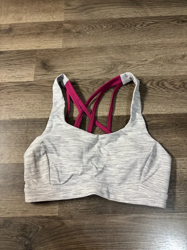 Lululemon Energy Bra Sports Grey 4 - Image 3