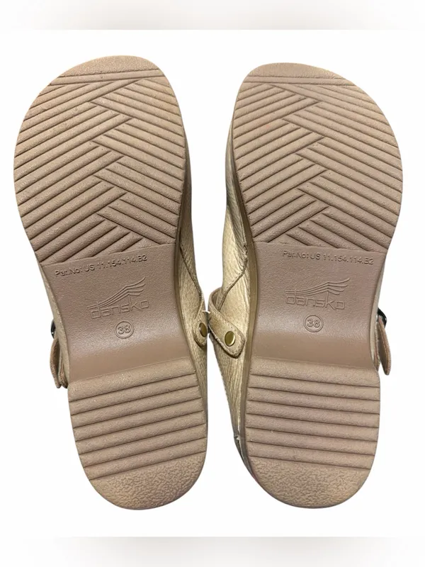 NWOT Dansko Berry Mule Clog Distressed Tan Size 38 - Image 6
