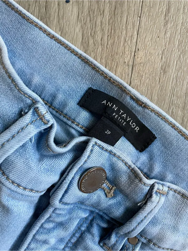 Ann Taylor Light Blue Skinny Jeans - Image 2