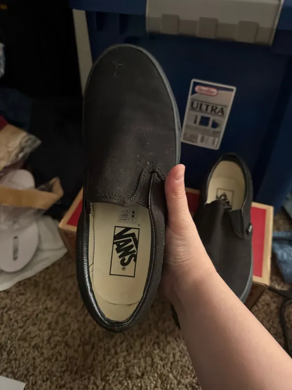 Black Vans Women’s Slip-On - Image 4