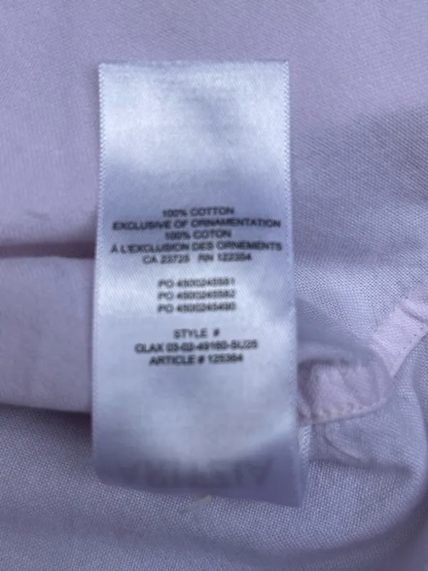 Aritzia TNA Pink Button-Down Shirt in Pink Preppy Classic Capsule Wardrobe Small - Image 6