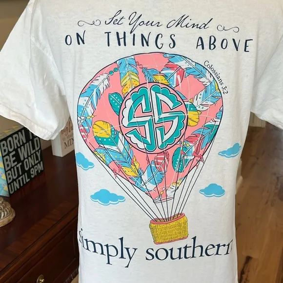 Simply Southern White Cotton Short Sleeve - Image 2