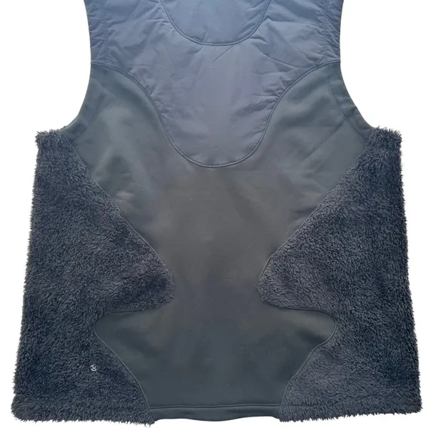 Lululemon Fleece Insulated Vest Black Size 12 Sherpa Winter Layer Ski Outdoors - Image 8