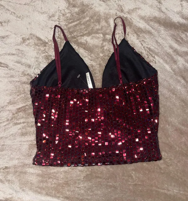 Red Sequin Top - Image 2
