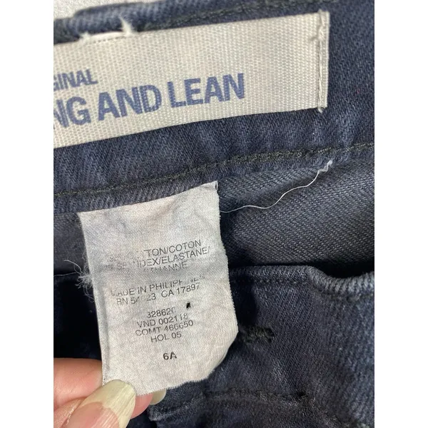GAP Jeans Womens 30x31 Black Long and Lean Flare Boot Tag Size 6A - Image 8
