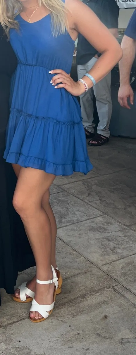 Altard State Blue Mini Dress - Image 2