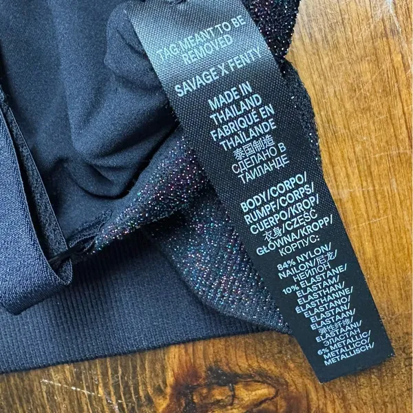 Savage X Fenty Black Bawdy Double Knit Bralette Size‎ 1X - Image 8