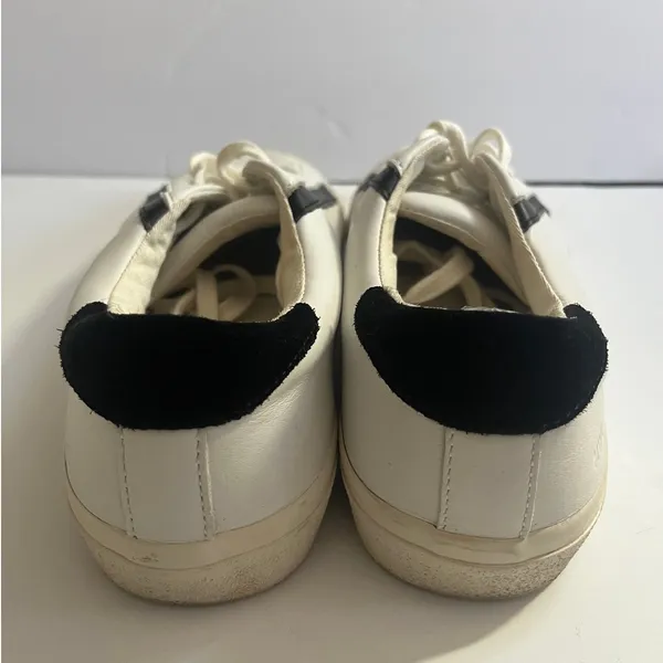 Madewell delia sidewalk low top white/black size 9 - Image 7