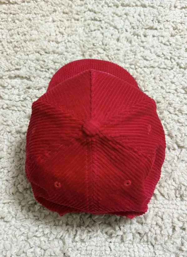 Mitchell & Ness Kansas City Chiefs Red Corduroy Arch Stamp Pro Pinch Snapback - Image 4