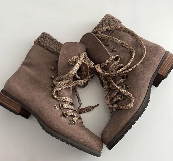 Sole Society Faux Shearling Trim Ada Boots 9 - Image 2