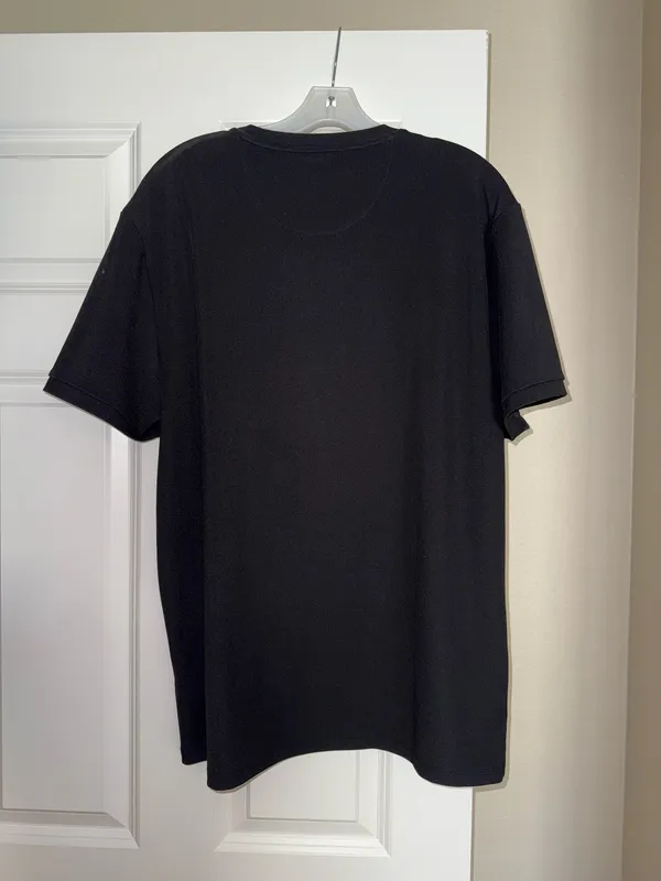 Calvin Klein Black and White Men's Tee - Image 3