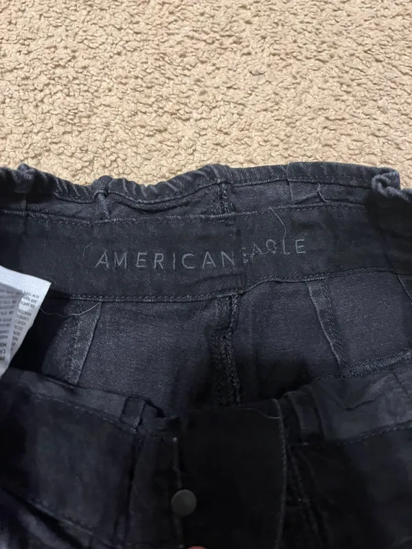 American Eagle Jean Tie Shorts - Image 2