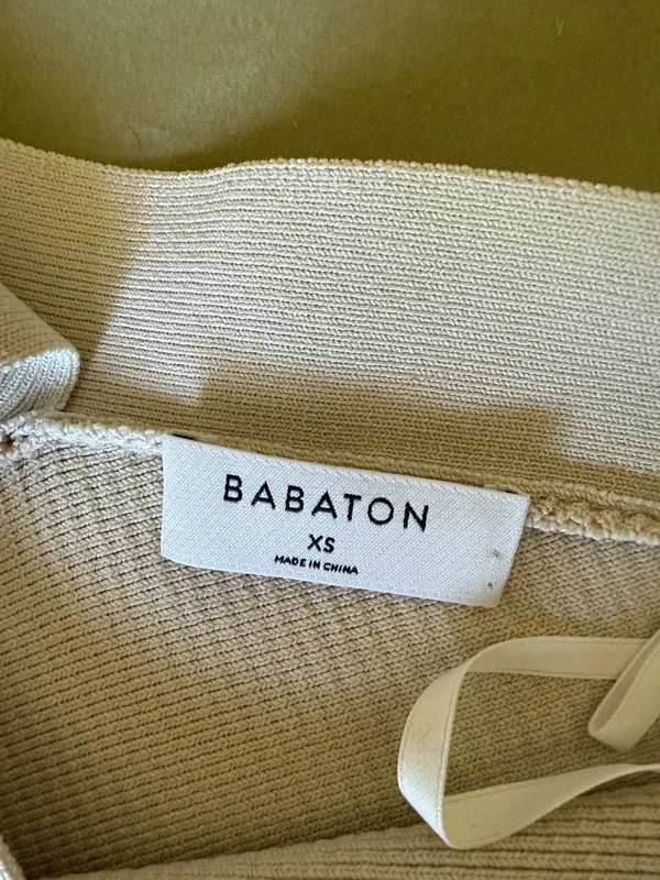 Aritzia Babaton Sculpt Knit Criss Cross Tank Top - Image 6