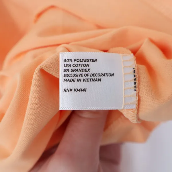 Walter Hagen P11 Sleeveless Johnny Golf Polo Peach Fuzz Orange Womens Medium - Image 6
