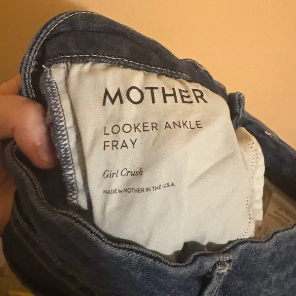 Mother Looker Ankle Fray Jeans in Girl Crush - Image 5