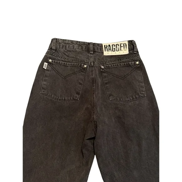 Ragged Priest Size 26 Straight Leg Jeans‎ Washed Black Alternative Grunge Baddie - Image 6