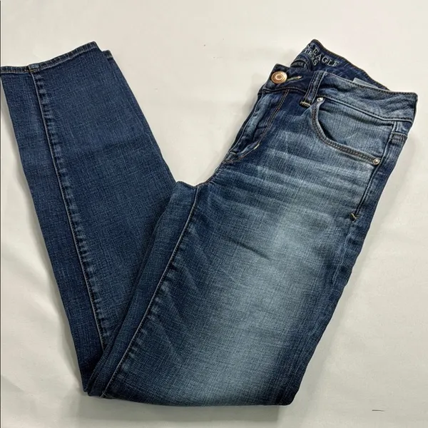 American Eagle Outfitters Dark Wash Skinny Jeans - Image 2