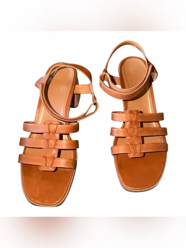 NEW $150 Vionic Maisy Ankle Strap Sandal 12 M, TAN TMB LEATHER - Image 6