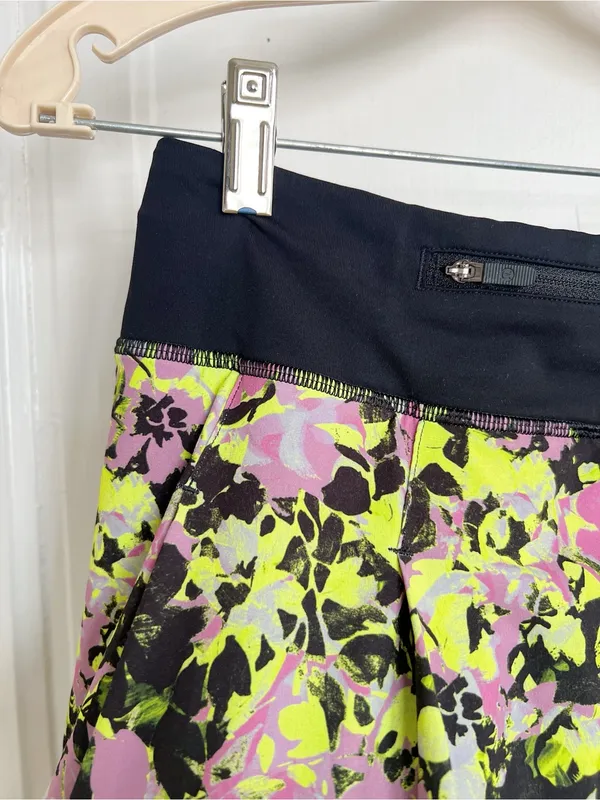 Lululemon • Pace Rival Mid-Rise Skirt Inflected Highlight Yellow Multi / Black - Image 11