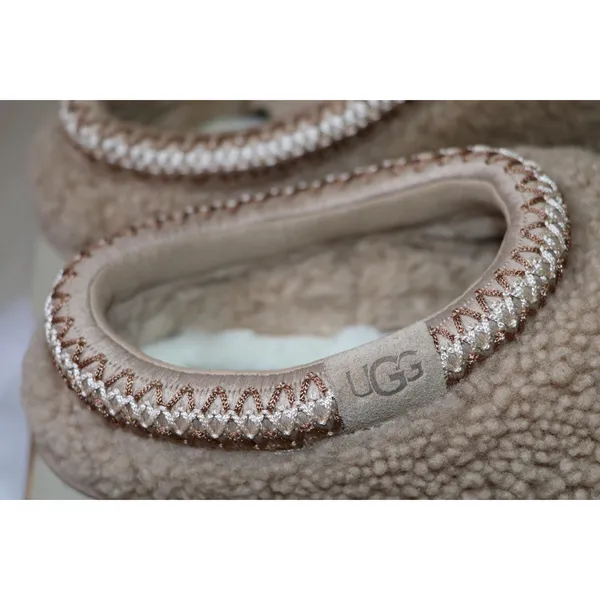 UGG Tazz Maxi Curly Genuine Shearling Platform Slippers - Image 11