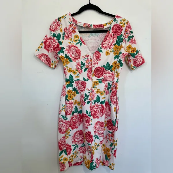 ASOS DESIGN Wiggle Mini Dress Floral Print NWT | Bright Summer Dress - Image 8