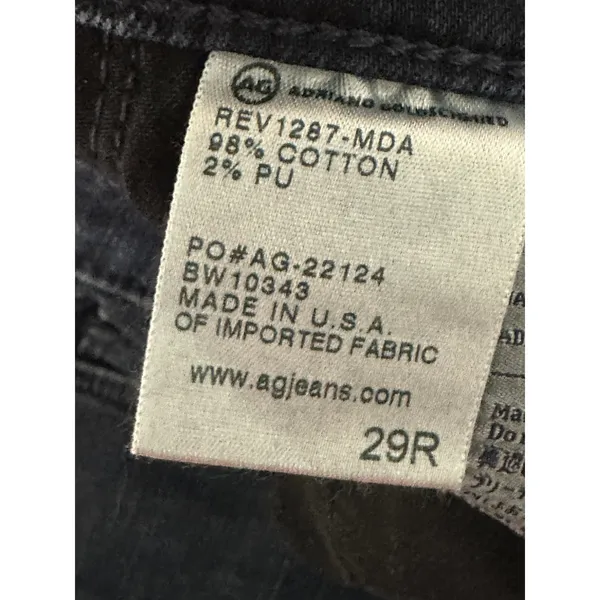 Adriano Goldschmied AG The Angelina Petite Boot Cut‎ Dark Wash Jeans 29R USA - Image 8