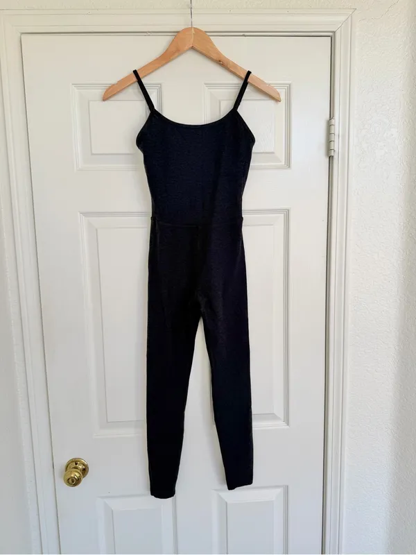 Beyond Yoga Spacedye Jumpsuit Darkest Night Pilates Workout Outfit Size XS - Image 3