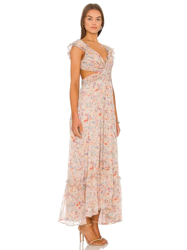 ASTR Primrose Dress in light pink, Medium - Image 4