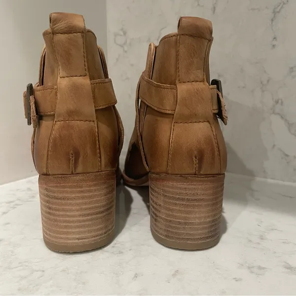 New! Free People Back Loop Heeled Ankle Boot Leather Pointed Toe Bootie Sz‎ 8 - Image 9