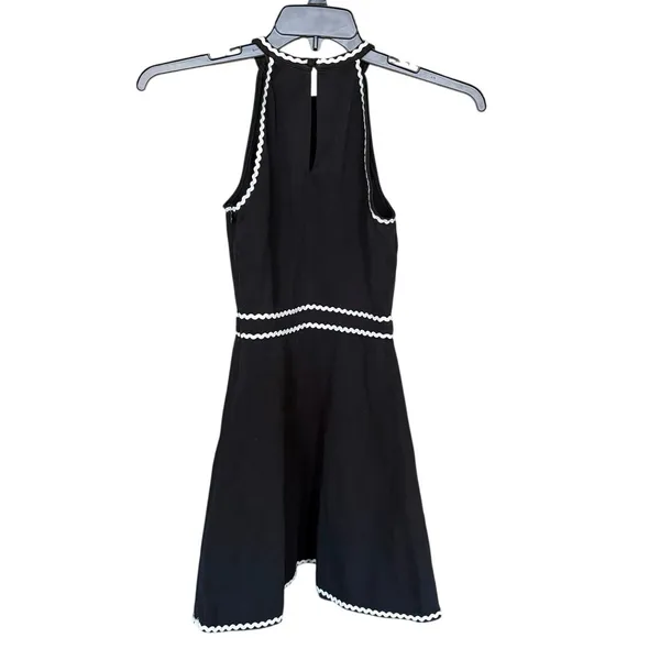 Tuckernuck Hill House Black Billie Halter Neck Mini Dress Size XS - Image 4