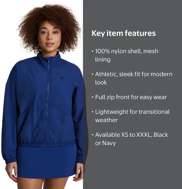 Reebok Ignite lightweight full zip jacket - Image 2
