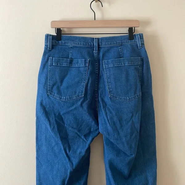 MADEWELL The Perfect Vintage Jean in Medium Indigo Wash: Seamed Edition Size 28 - Image 9