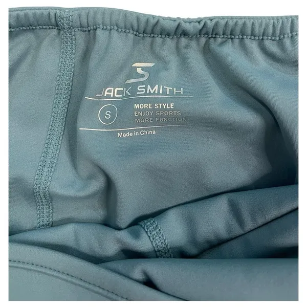 Jack Smith Tennis Dress Womens Small Green Open Back Shorts Athletic Golf Sports - Image 3