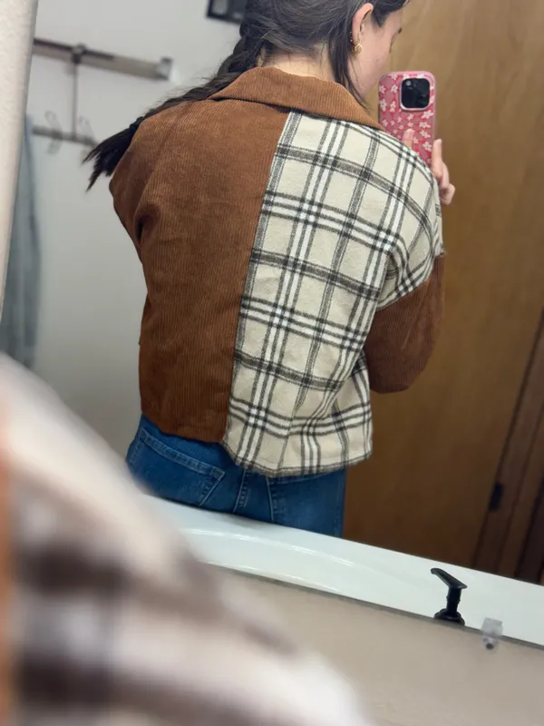 SHEIN flannel corduroy lightweight jacket - Image 4