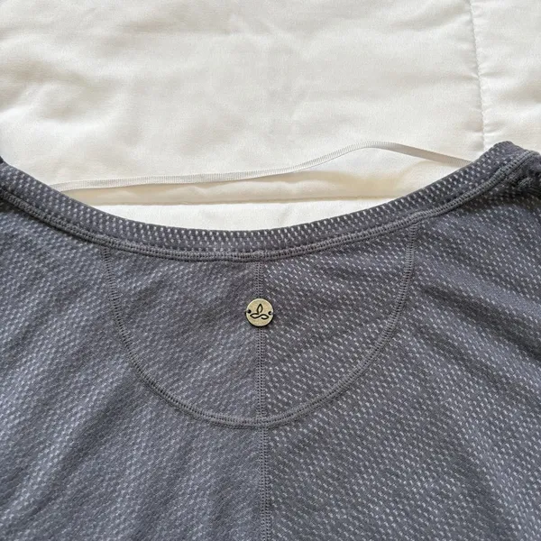 PRANA Short Sleeve T Shirt Tee Womens XS‎ Gray Yoga Loose Fit Activewear Outdoor - Image 6
