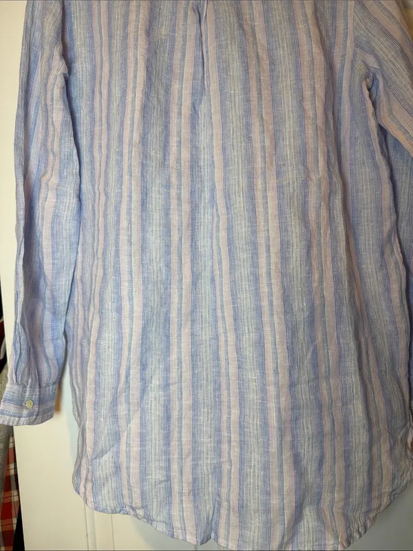 Gap NWT Boyfriend Stripe Popover Tunic in Linen‎ small - Image 5