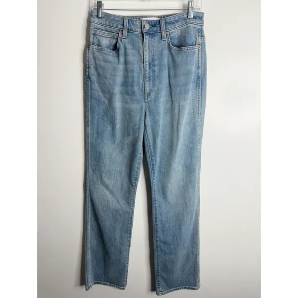 Denim‎ Forum The 90s Naomi Super Hi Stovepipe Size 30 Minimalist 7 YR Blue Taboo - Image 2