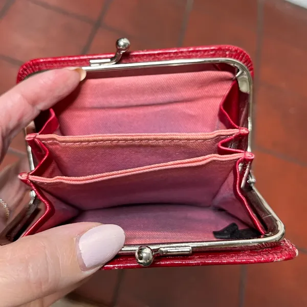 Fossil Red Leather Wallet - Image 2