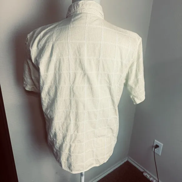 Cottagecore Maggie & Max Womens M Yellow Gingham Shirt 100% Cotton embroidered - Image 3